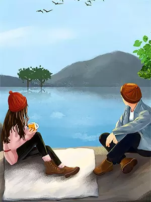 说与山听连衣裙